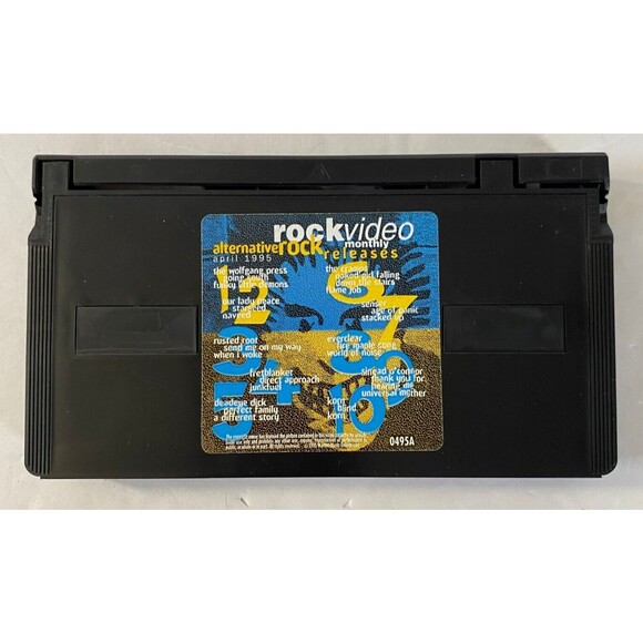 Rock Video Monthly Alternative Releases April 1995 VHS Pre-owned 0495A - Picture 4 of 13